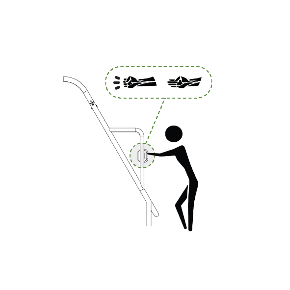 Reverse wrist curl station